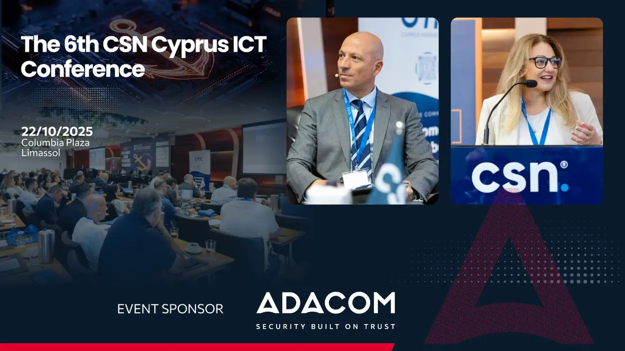 ADACOM Cyprus Participated as Event Sponsor at the 6th CSN Cyprus Shipping ICT Conference main image