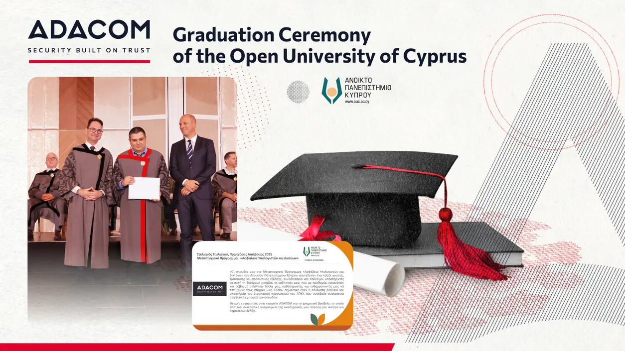 ADACOM CY Honors Top Graduate at the Open University of Cyprus Graduation Ceremony main image