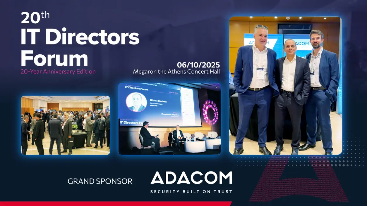 ΑDACOM as Grand Sponsor at 20th IT Directors Forum main image