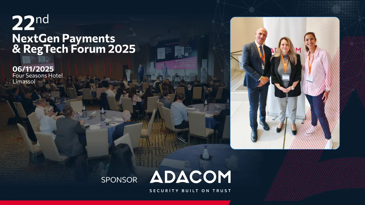 ADACOM Cyprus Sponsors the 22nd NextGen Payments & RegTech Forum 2025 main image