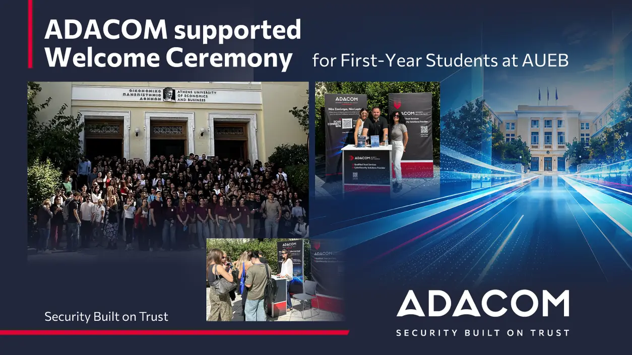 ADACOM supported Welcome Ceremony for First-Year Students at AUEB main image
