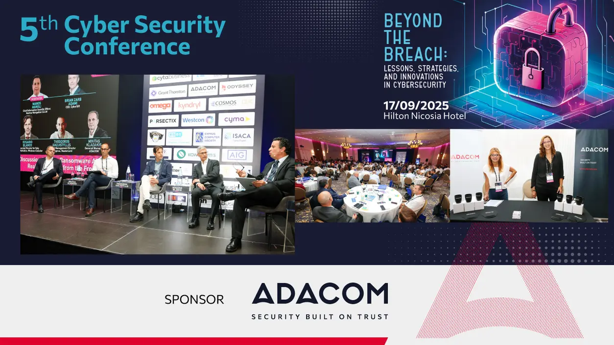ADACOM Cyprus Sponsors the 5th Cyber Security Conference main image