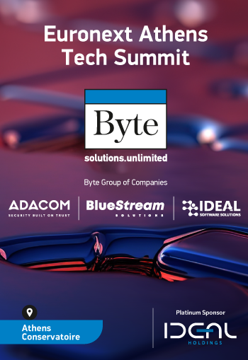Byte Group of Companies in the Euronext Athens Tech Summit as Platinum Sponsor image