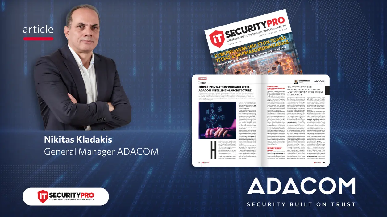 Securing Digital Healthcare: ADACOM Intellimesh Architecture main image