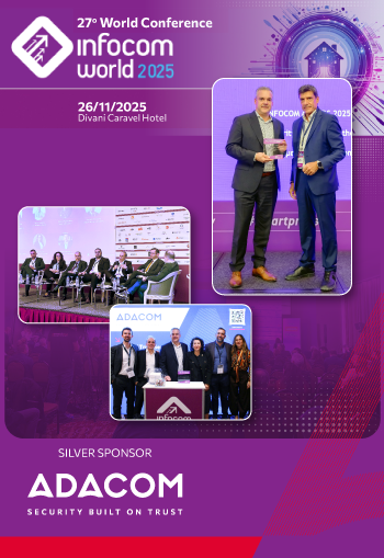 ADACOM Awarded “CyberSecurity Company of the Year” in Greece at the 27th InfoCom World image