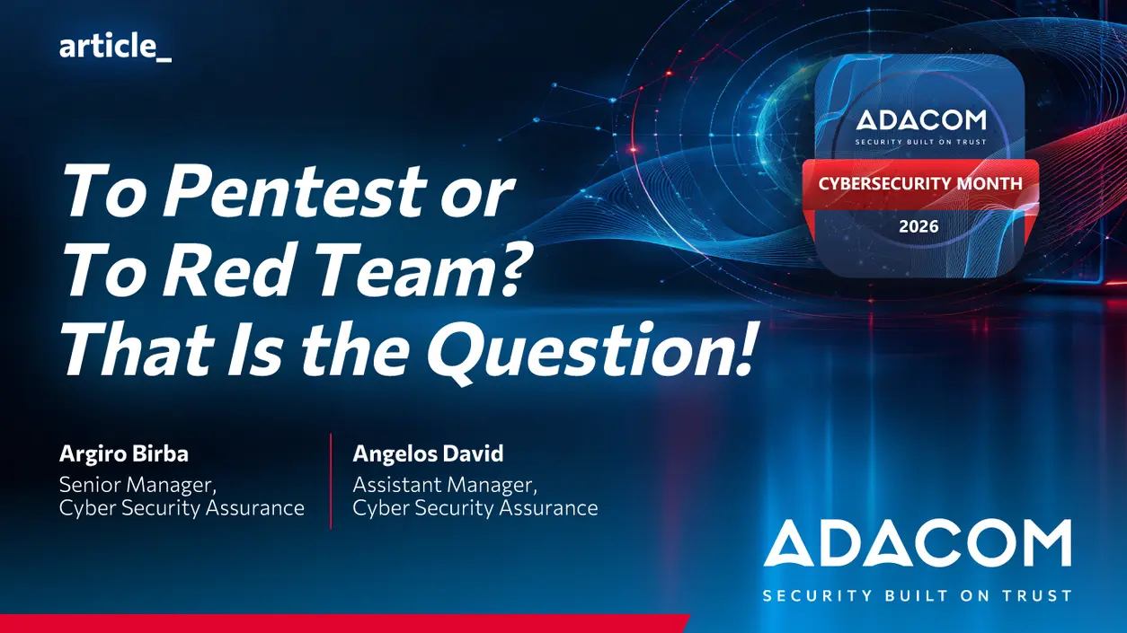 To Pentest or To Red Team? That Is the Question main image