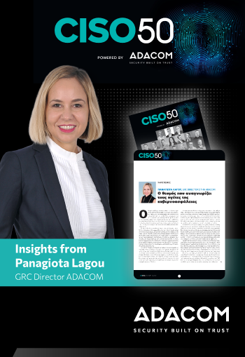 ADACOM Supports the CISO 50 Powerlist: Insights from Panagiota Lagou, GRC Director image