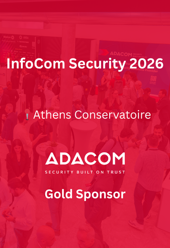 ADACOM as a Gold Sponsor at InfoCom Security 2026 image